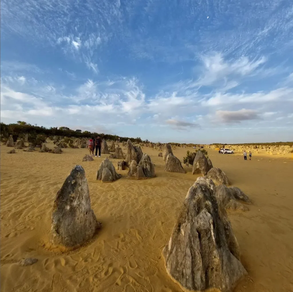 How were the Pinnacles formed